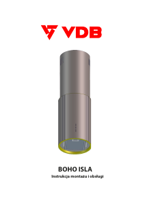Instrukcja VDB Boho Isla Okap kuchenny