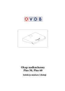 Instrukcja VDB Plus 60 Okap kuchenny