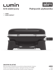 Instrukcja Weber Lumin Grill