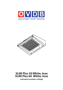 Instrukcja VDB Slim Plus 60 Okap kuchenny