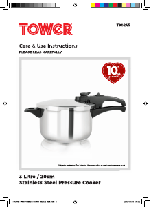 Manual Tower T80245 Pressure Cooker