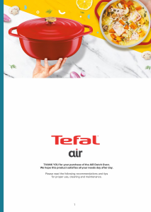Handleiding Tefal E2558904 Air Pan