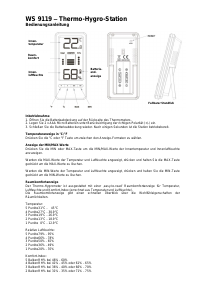 Manuale Technoline WS 9119 Stazione meteorologica