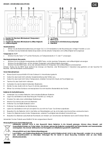 Manual de uso Technoline WS 9465 Estación meteorológica