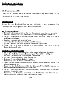 Instrukcja Technoline WT 7230 Zegar