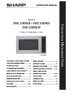 Handleiding Sharp SMC1585KB Magnetron