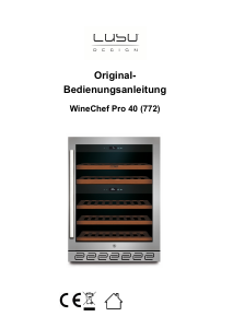 Bedienungsanleitung Caso WineChef Pro 40 Weinklimaschrank