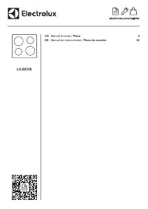 Manual de uso Electrolux LIL60336 Placa