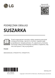 Instrukcja LG MRC90V9AV3N Suszarka