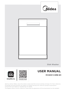 Mode d’emploi Midea MDWEB1004MB-WI Lave-vaisselle