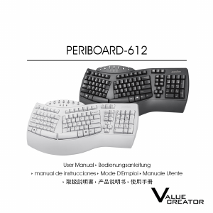 Bedienungsanleitung Perixx PERIBOARD-612 Tastatur