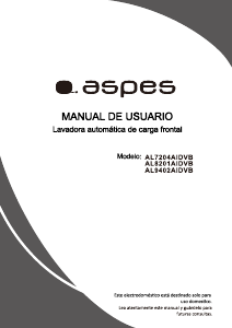 Manual de uso Aspes AL9402AIDVB Lavadora