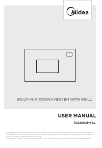 Manual Midea TG925H3MTBL Microwave