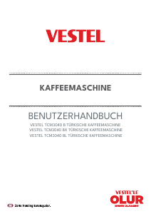 Bedienungsanleitung Vestel TCM3040 BX Kaffeemaschine