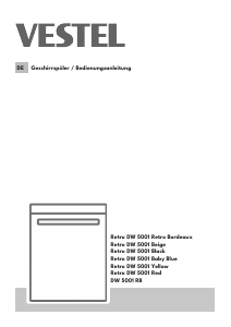 Bedienungsanleitung Vestel DW 5001 RB Geschirrspüler