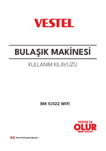 Kullanım kılavuzu Vestel BM 53122 WIFI Bulaşık makinesi