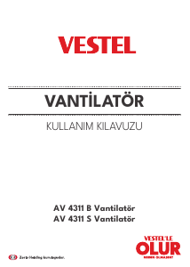 Kullanım kılavuzu Vestel AV 4311 S Fan