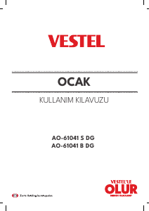 Kullanım kılavuzu Vestel AO-61041 S DG Ocak