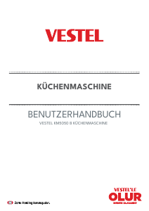 Bedienungsanleitung Vestel KM5050 B Standmixer