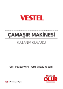 Kullanım kılavuzu Vestel CMI 98322 G WIFI Çamaşır makinesi