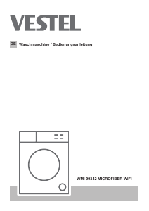 Bedienungsanleitung Vestel WMI 99342 MICROFIBER WIFI Waschmaschine