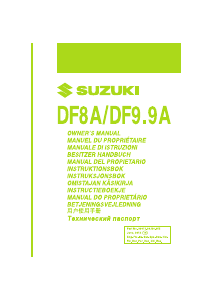 Bedienungsanleitung Suzuki DF8A Aussenborder