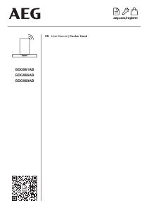 Handleiding AEG GDG961AB Afzuigkap