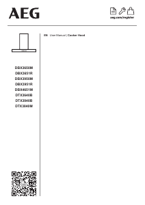 Bruksanvisning AEG DTX3840B Köksfläkt