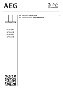 Bedienungsanleitung AEG DFH6961S Dunstabzugshaube