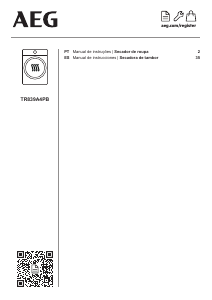 Manual de uso AEG TR839A4PB Secadora