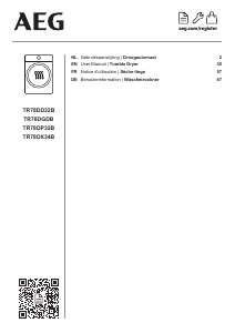 Mode d’emploi AEG TR78DP32B Sèche-linge
