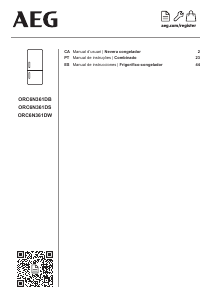 Manual AEG ORC6N361DW Frigorífico combinado