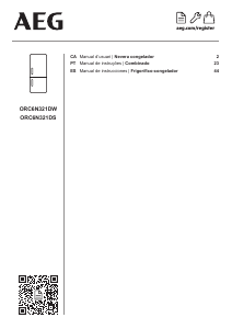 Manual AEG ORC6N321DS Frigorífico combinado