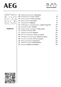 Használati útmutató AEG TI84IB10IT Főzőlap