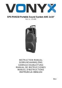 Manual Vonyx 170.082 SPX-PA9210 Speaker