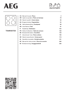 Mode d’emploi AEG TO64RA07CB Table de cuisson