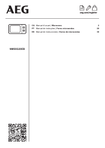 Manual de uso AEG NMS5G20EB Microondas