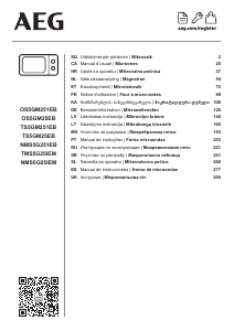Посібник AEG NMS5G25IEM Мікрохвильова піч