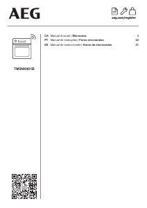 Manual AEG TM5NK401B Micro-onda