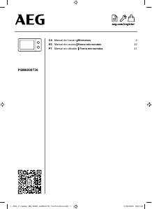 Manual AEG PSM6000T38 Micro-onda