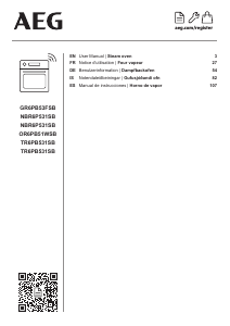 Manual de uso AEG GR6PB53FSB Horno