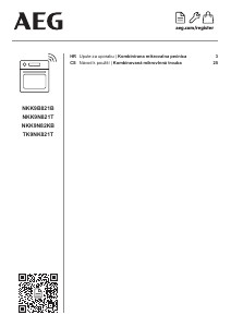 Manuál AEG NKK9N82KB Trouba