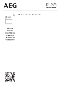 Bedienungsanleitung AEG TR7PB73FST Backofen