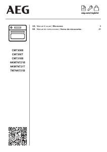 Manual de uso AEG NKM7N721B Horno