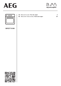 Manual de uso AEG BPE577161M Horno