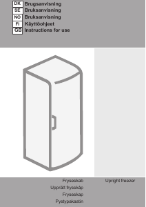 Manual UPO F1186 Freezer