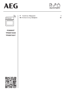 Käyttöohje AEG TP8SB73XAT Uuni