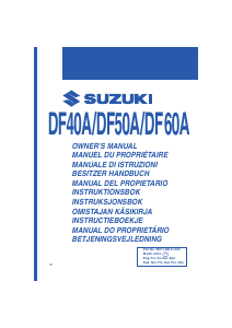 Bedienungsanleitung Suzuki DF40A Aussenborder