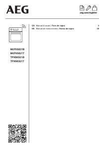 Manual de uso AEG TP9SK821B Horno