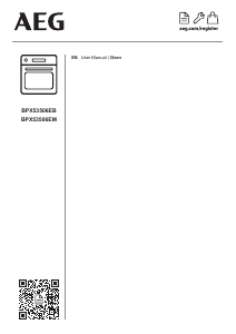 Bruksanvisning AEG BPX53506EB Ugn